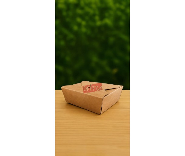 1000ml Paper Lunch Box - Kraft