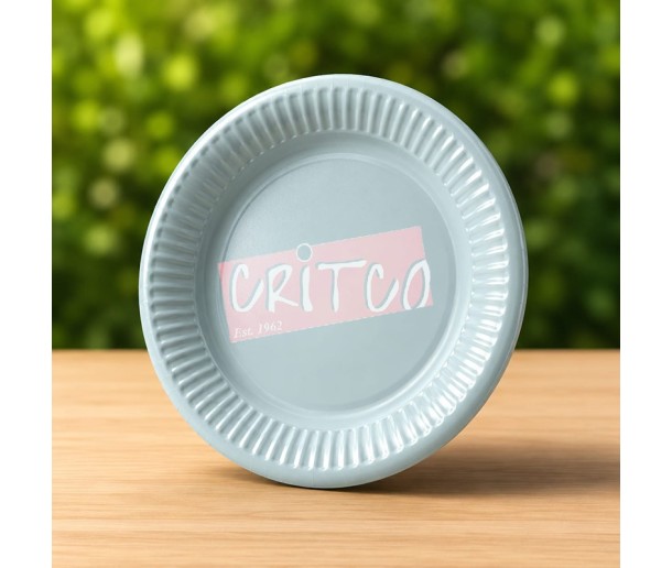 7 inch Pastel Green Paper Plate - Pack of 10Pcs