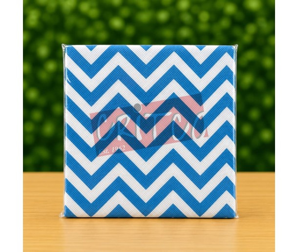 Paper Serviette Stripe Blue (Pack of 20Sheets)