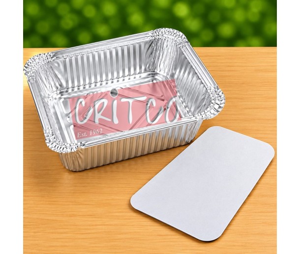 450ml Aluminium Container With Cardboard Lid -...