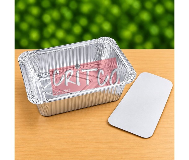 680ml Aluminium Container With Cardboard Lid -...