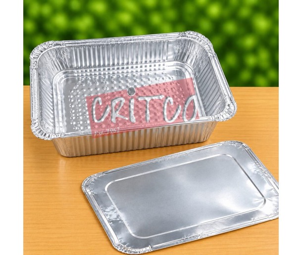 3700ml Aluminium Container With Foil Lid -...