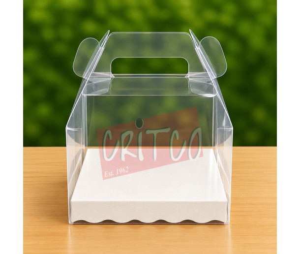 Carrier Transparent Gift Box (130X130X120MM) MF-64