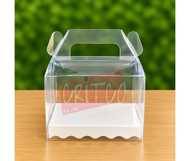 Carrier Transparent Gift Box (130X130X180MM) MF-65