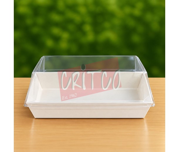 White Dessert Box Rectangle - Large...