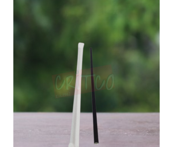 10x6mm Paper Straw-Black-SW (100pcs)