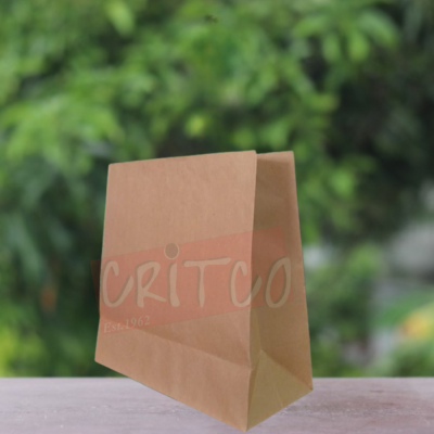 33 x 34 x 15cm Kraft Paper Food Bag Bottom Gazette