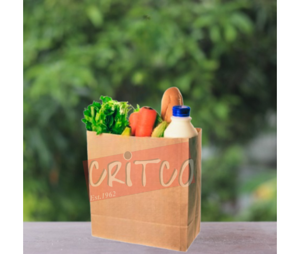 33 x 34 x 15cm Kraft Paper Food Bag Bottom Gazette