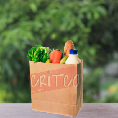 33 x 34 x 15cm Kraft Paper Food Bag Bottom Gazette