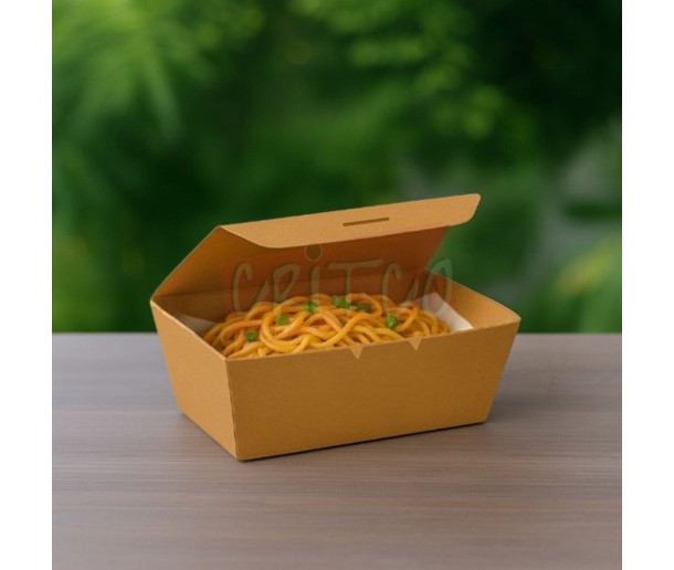 700ml Paper Lunch Box-Kraft