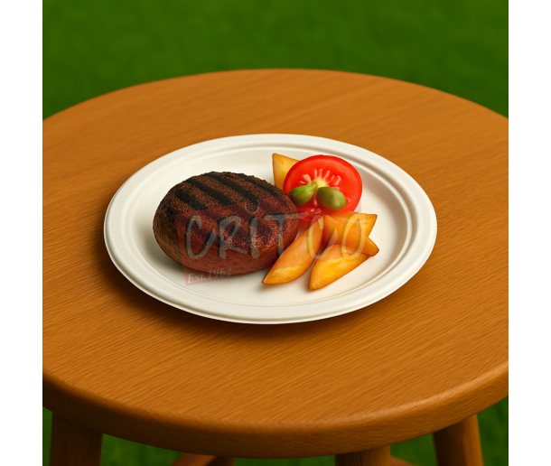 9 inch Bagasse Plate-RND