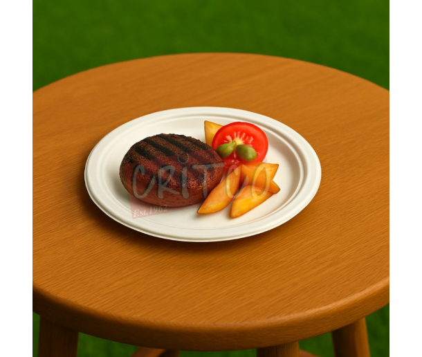 7 inch Bagasse Plate-RND