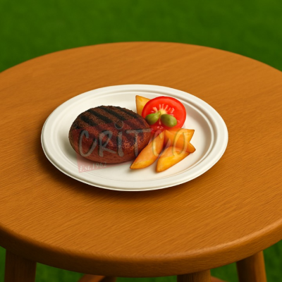 7 inch Bagasse Plate-RND